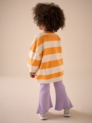 Orange Sweatshirt and Flare Leggings Set (3mths-7yrs) - Image 2 of 8