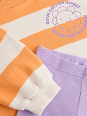 Orange Sweatshirt and Flare Leggings Set (3mths-7yrs) - Image 7 of 8