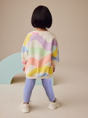 Rainbow Sweatshirt and Leggings Set (3mths-7yrs) - Image 2 of 4
