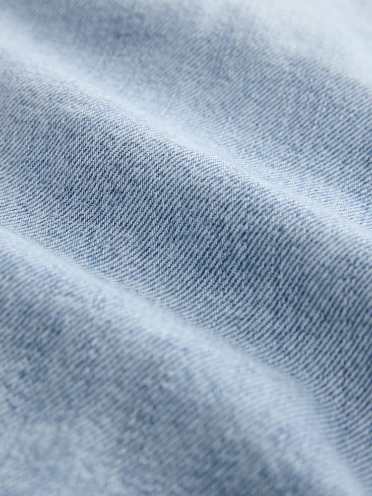 Выбеленные - Приталенные джинсы Trucker 100% Cotton куртка - Image 9 of 9