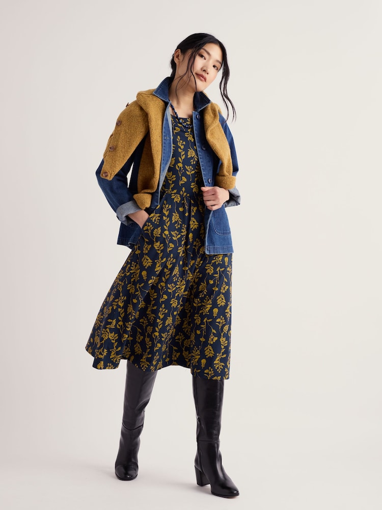 Seasalt Cornwall Blue Tall Tall April Dress - Image 2 of 5 Seasalt Cornwall Blue Tall Tall April Dress - Image 2 of 5