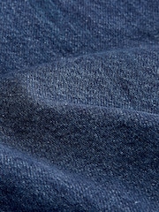 Dunkelblau - Denim-Hemd in lockerem, leichtem Stil - Bild 7 von 8