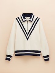 Толстовка Joules Dawlish Quarter Zip из хлопка - Image 10 of 10