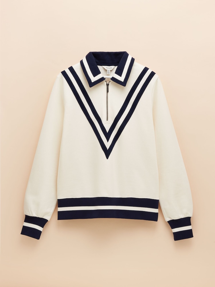 Толстовка Joules Dawlish Quarter Zip из хлопка - Image 10 of 10