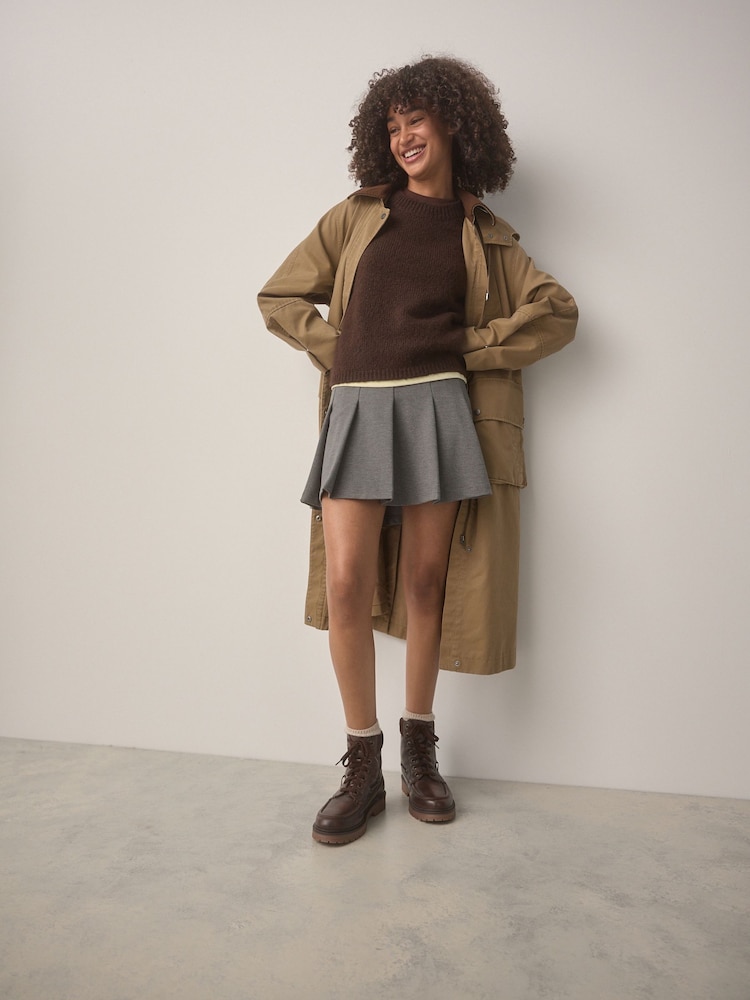 Brown Leather Forever Comfort® Boat Lace-Up Boots - Image 7 of 10