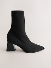 Black Forever Comfort® Fabric Sock Boots - Image 3 of 8