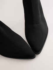 Black Forever Comfort® Fabric Sock Boots - Image 6 of 8