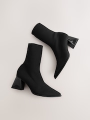 Black Forever Comfort® Fabric Sock Boots - Image 8 of 8
