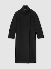 Atelier Wool-Blend Blind-Seam Double-Breasted Coat - Εικόνα 2 από 8
