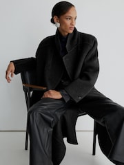 Atelier Wool-Blend Blind-Seam Double-Breasted Coat - Εικόνα 6 από 8