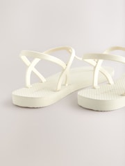 Bone Beach Plaited Toe Thong Sandals - Image 8 of 9