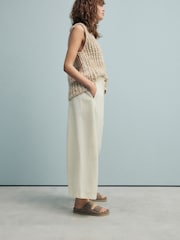 Замшевая нейтрального цвета - Сандалии с двумя ремешками Forever Comfort® Premium - Image 3 of 9