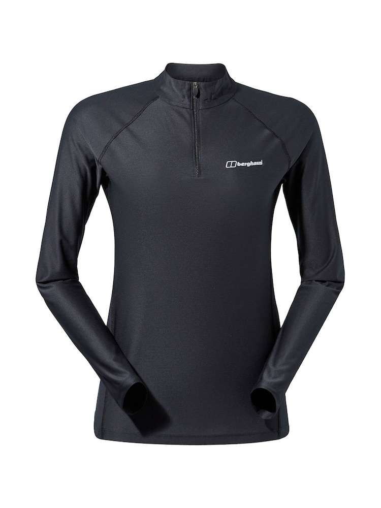 Berghaus Black 24/7 Tech Tee Half Zip Sweatshirt - Image 1 of 5