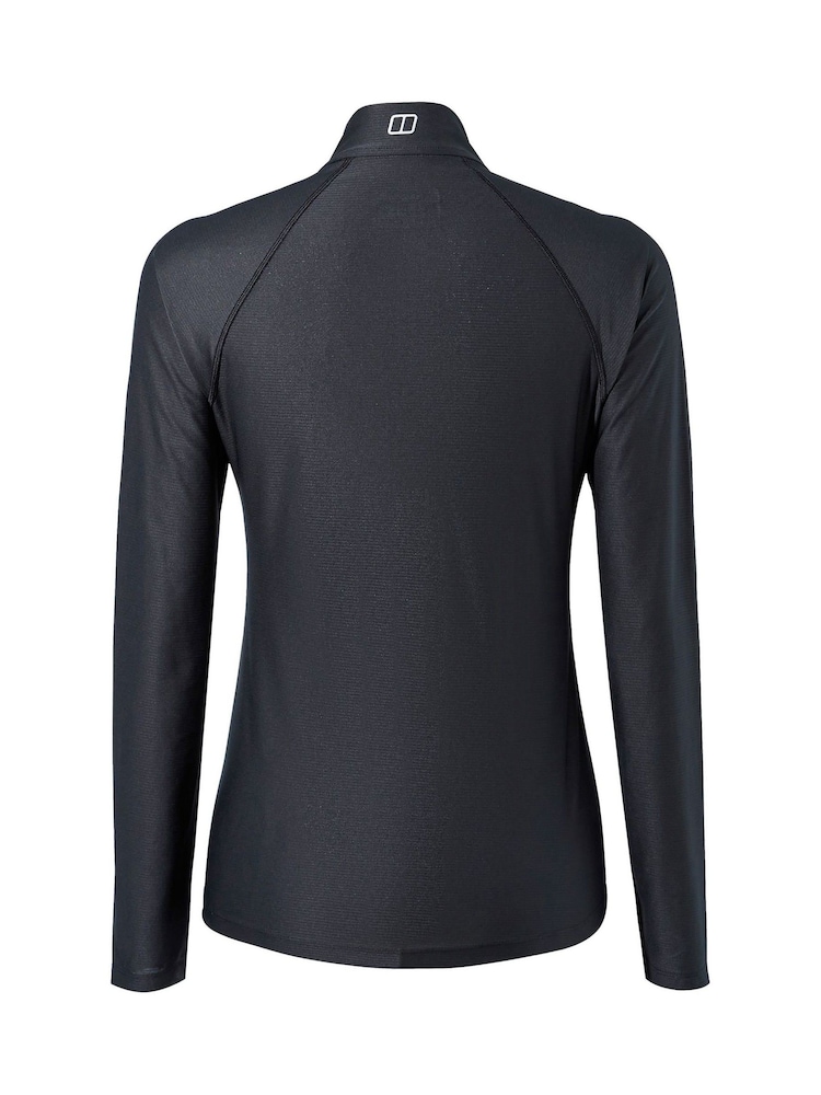 Berghaus Black 24/7 Tech Tee Half Zip Sweatshirt - Image 2 of 5