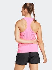 adidas Pink Adizero Tank Vest - Image 2 of 7