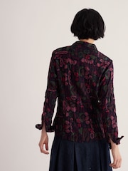 أزرق داكن - Seasalt Cornwall Larissa Cotton Crinkle Shirt - صورة 3 من 6