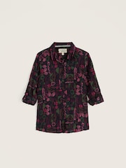 أزرق داكن - Seasalt Cornwall Larissa Cotton Crinkle Shirt - صورة 4 من 6