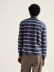 Seasalt Cornwall Blue Longboat Crew Neck Top - Image 3 of 5