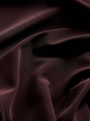 The Set 2 Pack Drape Jersey Cape Tops Ecru/Chocolate Brown - Image 10 of 10