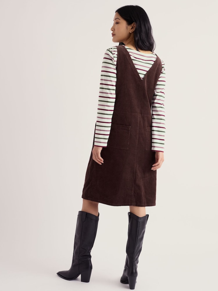 Seasalt Cornwall Salt Weave Knelang Pinafore - Bilde 2 av 5