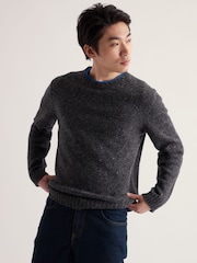 Seasalt Cornwall Grey Trowan Crew Neck Jumper - Image 2 of 5