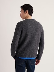 Seasalt Cornwall Grey Trowan Crew Neck Jumper - Image 3 of 5