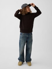 Brun - Gap Relaxed Jumper (4-13år) - Bild 3 av 5