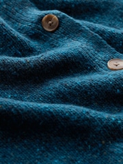 Seasalt Cornwall Blue Dawson Pick Cardigan Made With Merino - Image 5 of 5
