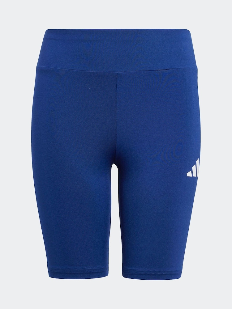 adidas Pink Train Essentials 3 Stripe T-Shirt and Shorts Set - Image 8 of 8