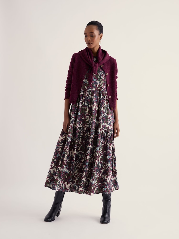 Seasalt Cornwall Blue Petite Leading Lights 3/4 Sleeve Dress - Image 2 of 5