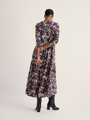 Seasalt Cornwall Blue Petite Leading Lights 3/4 Sleeve Dress - Image 3 of 5