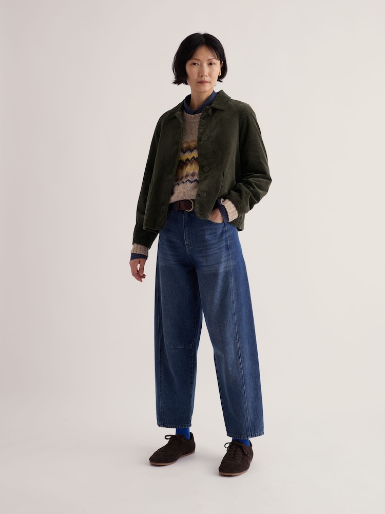 Seasalt Cornwall Green Ocean Mist Cord Jacket - Image 1 of 5