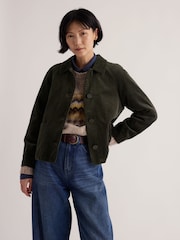 Seasalt Cornwall Green Ocean Mist Cord Jacket - Image 2 of 5