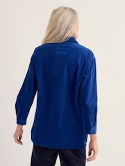 Seasalt Cornwall Blue Coppice Shirt-Style Cord Tunic - Image 3 of 5