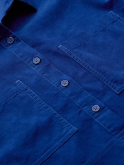 Seasalt Cornwall Blue Coppice Shirt-Style Cord Tunic - Image 5 of 5