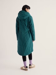 Seasalt Cornwall Dark Teal Tall Janelle Raincoat - Image 3 of 5