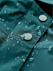Seasalt Cornwall Dark Teal Tall Janelle Raincoat - Image 5 of 5
