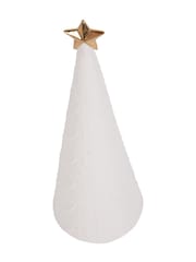 Laura Ashley White Ceramic Christmas Ornaments Tree - Image 4 of 6