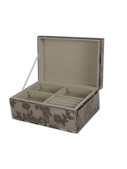 Laura Ashley Truffle Pollington Roses Mirrored Printed Jewellery Box - Image 4 of 6