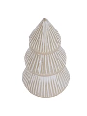 Laura Ashley Cream Ceramic Christmas Tree Decoration - Image 4 of 5