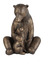 Laura Ashley Bronze Bear with Cub Ornament - Image 3 of 5