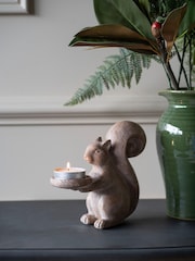 Laura Ashley Natural Wood Squirrel Candle Holder - Image 1 of 5
