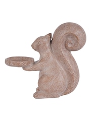 Laura Ashley Natural Wood Squirrel Candle Holder - Image 3 of 5