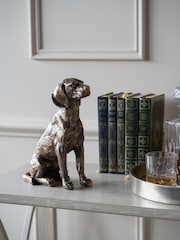 Laura Ashley Bronze Sitting Dog Ornament - Image 1 of 6