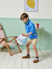Joules Alfie Light Blue Quarter Zip Sweatshirt - Image 2 of 2