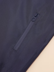 Joules Boys' Rainwell Navy Waterproof Raincoat With Hood - Image 4 of 4