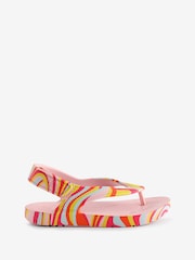 FitFlop Kids Iqushion Toddler Swirly Ergonomic Flip Flops - Image 2 of 5