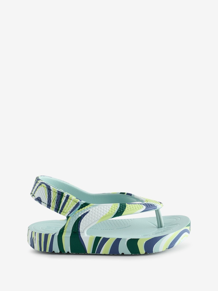 FitFlop Kids Iqushion Toddler Swirly Ergonomic Flip Flops - Image 1 of 6