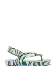 FitFlop Kids Iqushion Toddler Swirly Ergonomic Flip Flops - Image 2 of 6