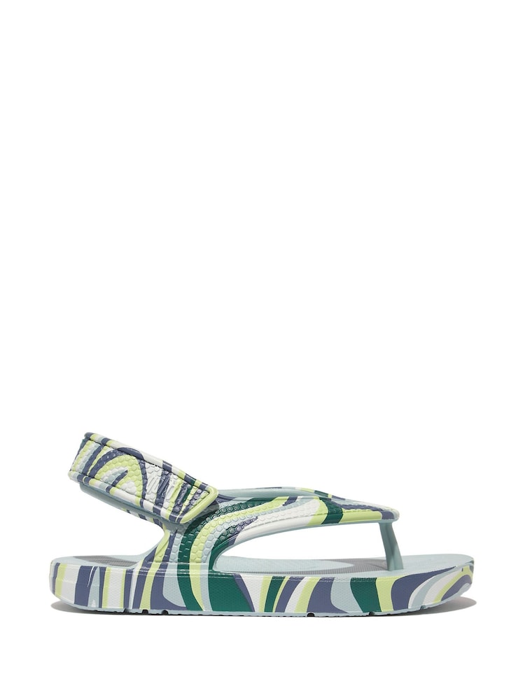 FitFlop Kids Iqushion Toddler Swirly Ergonomic Flip Flops - Image 2 of 6
